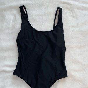 Black One Piece Bathing Suit